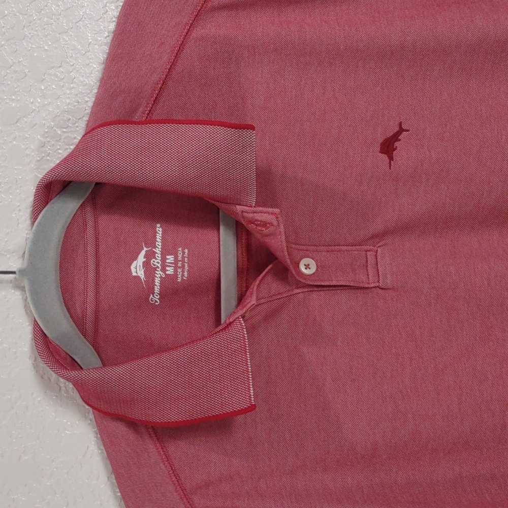 Tommy Bahama Coral Polo Shirt, Size M - Picture 6 of 17